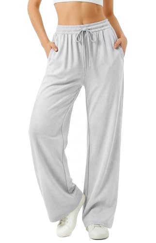 UDILEO Pantaloni Tuta Donna Vita Alta Jogger Larghi Leggeri e