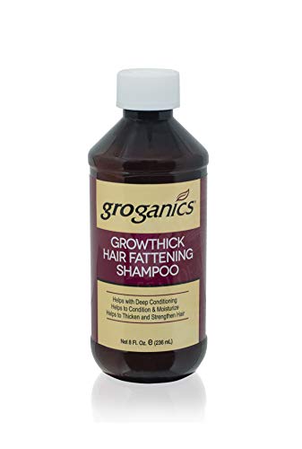 Groganics Grow Thick Hair Fattening Shampoo, 8 Ounce