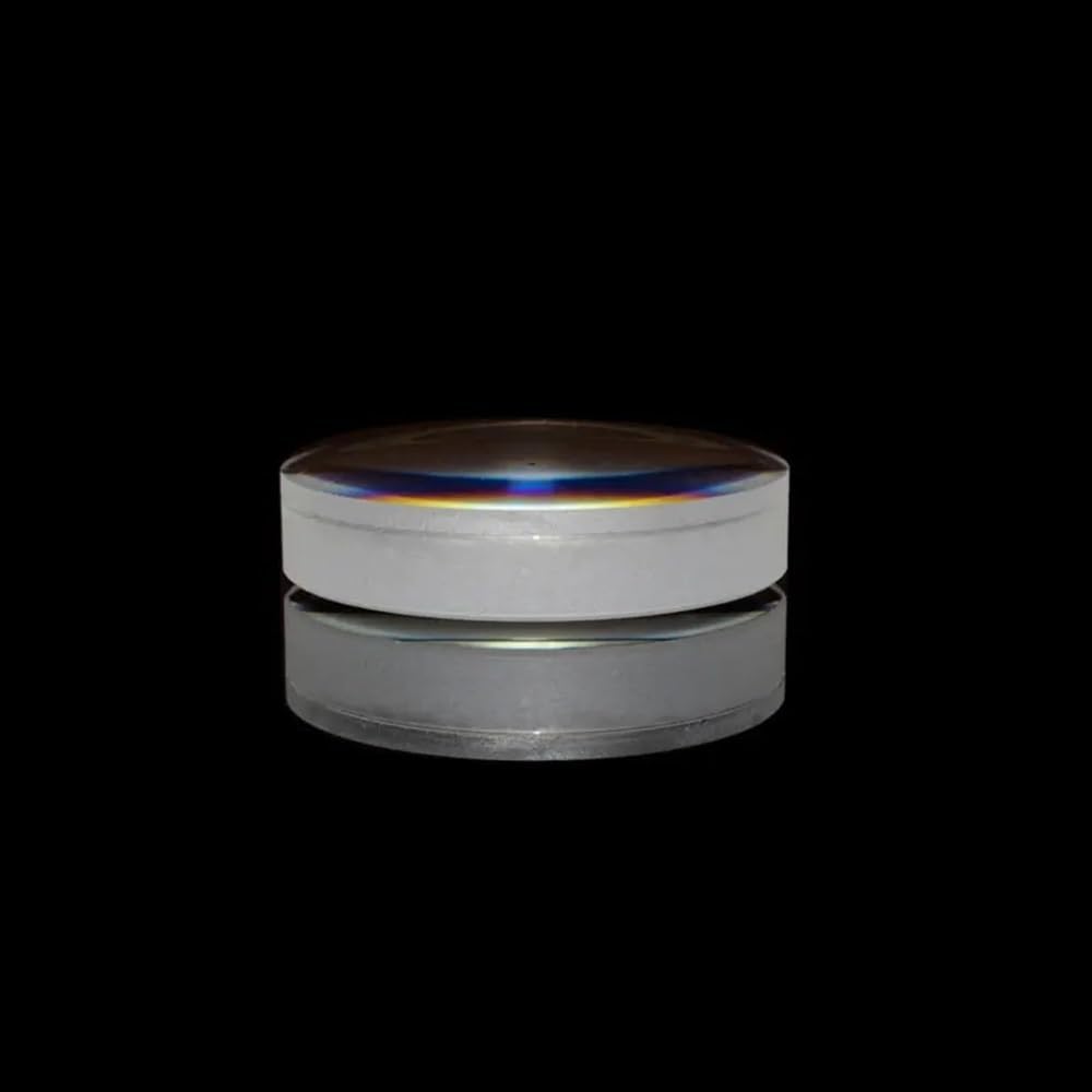 Prisms & Kaleidoscopes 1pcs Optical Achromatic Lens 40mm 123mm Optics Lenes Glued Convex Lens Coating Green Film Telescope Science Classroom Optics Kits