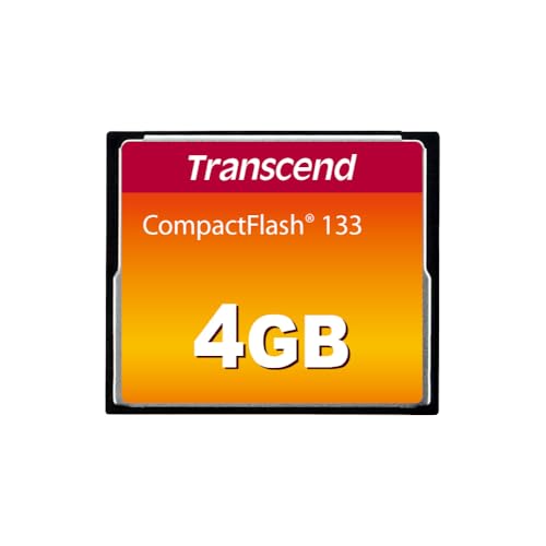 Transcend Compact Flash 133x TS4GCF133 Scheda di Memoria, 4 GB