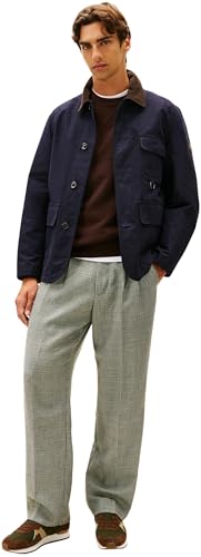 Tommy Hilfiger Runner Uomo Icon Mix Fm0Fm05679 Basso Top, Abete Artico Verde, 43 Eu - 3