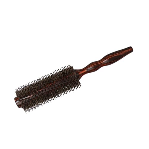 AUTSUPPL Peine Rizador De Madera Cepillo Para Enrollar El Cabello Cepillo Para Rizar El Cabello Barbería