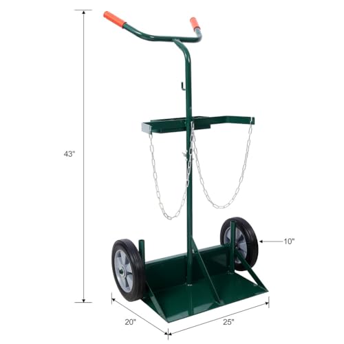 Carretilla manual de acero con ruedas neumáticas 440 lbs miniatura 3