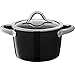 Price comparison product image Silit "Vitaliano Nero High Casserole with Lid, Black, 18 cm