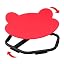 Red Spinning Frog