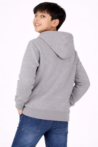 Image of ADBUCKS Unisex Fleece Cotton Zipper Sweatshirt with Hoodies for Boys and Girls
