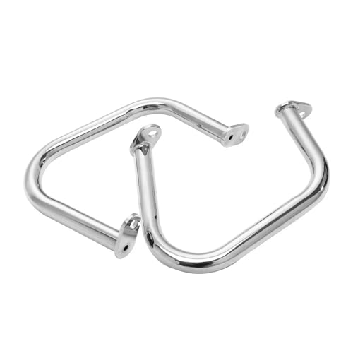 Für Triumph Für Bonneville T100 T120 2016 2017 2018 2019 2020 Motorrad Motor Schutz Autobahn Crash Bar Stoßstange Highway Sturzbügel Motorschutz(Chrome)