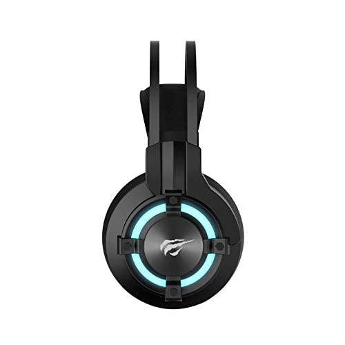 Headset Gamer USB 7.1 Iluminação LED 0Hz-20Khz, Falante de 40 mm, HAVIT, HV-H2212U, Preto