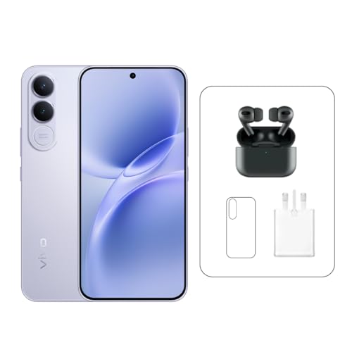 vivo V70 FE 5G (SILVER 8GB+256GB) 120Hz AMOLED |32MP Selfie Camera |7000 mAh | IP69 | Earbuds Pro 24M Warranty 455Days Screen Replacement Middle East Version