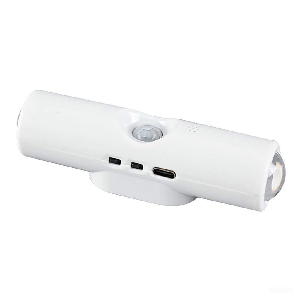 Smart Induction Magnetic LED Night Light USB Rechargeable Wall Lamp with Motion Sensor Self-Adhesive Mount for Bedroom Hallway