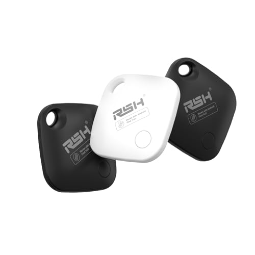 Android Air Tracker Tags 4 Pack Bluetooth Luggage Tracker Tags Works with Find Hub Replaceable Battery Smart Key Finder and Item Locator for Luggage Backpack Suitcases(3pack)