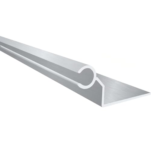 6 Stück 55cm Markisenschiene C-Kanal-Licht-Markisenkanalstreifen aus Aluminium zum Anschluss von Vordächern oder Markisen an T4 T5 T6 T7 Wohnmobile Wohnwagen Boote