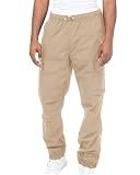 Men’s Cargo Pants Lightweight Outdoor Drawstring Jogger Sweatpants Hiking Baggy Trousers with Pocket
