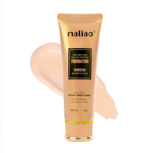 Image of Maliao Age-Defying Intense Foundation Spf 30 - Radiant Youth (Natural Beige) | Full Coverage | Cream Finish | For All Skin Types