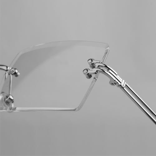 Image of SAM AND MARSHALL HARPER Eyeglass I Light Weight Frames I Rectangle Shape I Sheet Metal Frames I Prescription Friendly I Men & Women