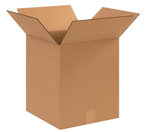 Image of Secure Seal - 10x10x13 Pack of 25 Corrugated Cardboard Packing Shipping Mailing Moving Carton Boxes
