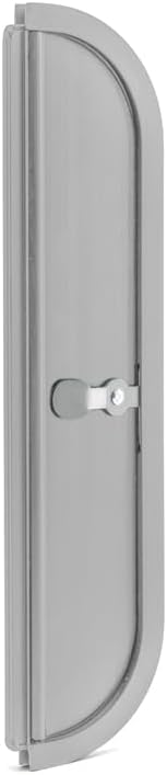 FHC AMS925A Deluxe Mail Slot 2-5/8" x 12-1/8" - Latch - Satin Anodized