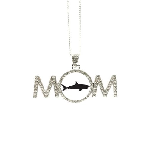 Pendentif requin bleu océan : cadeau de fête des mères original pour maman