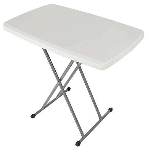 Table de buffet en plastique pliable HUOLE table de jardin compacte réglable 76 cm - 8