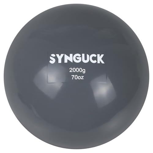 SYNGUCK 2000g サンドボール プライオメディシンボール - 野球・ソフトボール投手練習用 球速アップ・体幹トレーニング・筋トレに最適 - コンパクトタイプ ウエイトボール