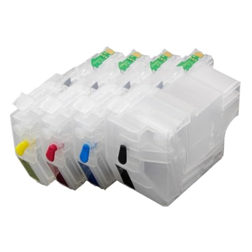 Cartouche rechargeable LC402 avec puce pour imprimer sans compter sur J6555DW