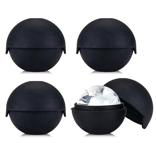 Molde de esfera de hielo grande de 2 pulg Viski, set de 4 miniatura 1