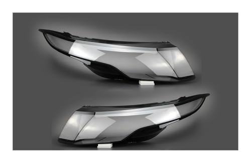 Couvercle phare pour Range Rover Evoque 2012-2020 paire de lentilles d'abat-jour de voiture