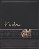 Photo Gallery kaden journal gifts: novelty personalized present with customized name on the cover (kaden notebook) Photo Gallery kaden journal gifts: novelty personalized present with customized name on the cover (kaden notebook)