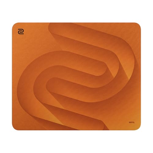 Image of BenQ Zowie H-SR-SE ZC08 Orange Extra Large Esports Gaming Mouse Pad, Humidity Resistance Color Cloth, Smooth Glide Feel with Steady Control, Uniform high-Density Rubber Base, Anti-Slip Base
