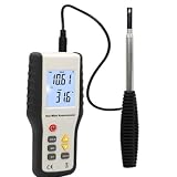 Acivirdde Air Velocity and Flow Meter — High-Sensitivity Anemometer — Supports Measurement of Air...