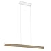 Produktbild EGLO 93342 A, Hängeleuchte, Stahl, Integriert, Eiche-natur/Weiß, 97 x 8.5 x 110 cm