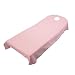 Drap de lit avec trou pour respiration faciale, housse de coussin de massage, housse de canapé de spa, nappe de massage, nappe de table de massage, housse réutilisable (rose, taille : 120 x 190 cm)