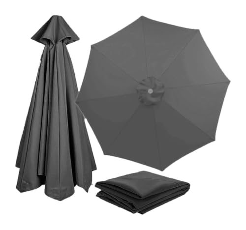 Sombrilla patio exterior perfecta con toldo de repuesto multicolor de 6 varillas para tardes de verano 2