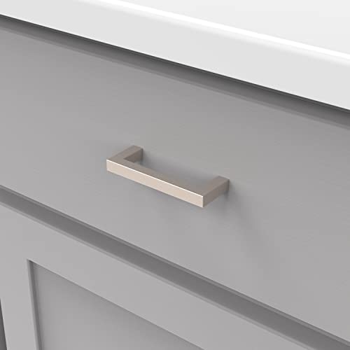 Hickory Hardware 10 Pack Kitchen Cabinet Handles, Square Drawer Pulls for Doors & Dresser Drawers - Image 3