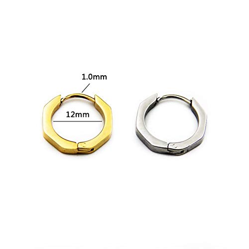 Small Huggie Hoop Earrings For Women 10Mm,14K White Gold Plated Cubic Zirconia Cuff 925 Sterling Silver Post Cartilage Earring For Women Girls #TOP1