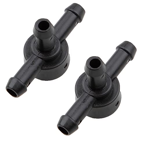 MangWany 2 Stück Scheibenwaschanlage T-Anschluss Sprührohrverbindung 3-Wege-Rückschlagventil für Volvo C30 S40 V50 2003–2013 9178895 31391513