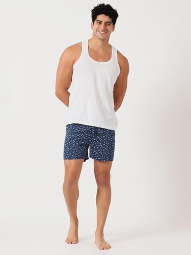 Image of Thomas Scott Men's | Cricket Club | Regular Fit | 100% Cotton | Casual | Woven | Boxer | Shorts | Pack of 3