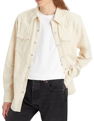 Image of Levi's Men's Solid Slim Fit Denim Shirt