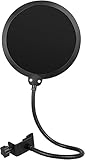 HAUEA Support de Microphone Filtre Anti-pop, Réglable...