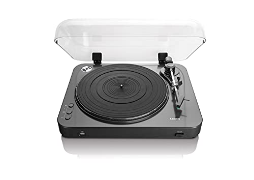 Lenco LBT-120 BK Tourne-Disque avec Bluetooth et Port USB Direct, pré-amplificateur, Entrainement par Courroie, Capot… - Les Beatles, Paul McCartney, John Lennon, RIngo Starr, George Harrison Lenco LBT-120 BK Tourne-Disque avec Bluetooth et Port USB Direct, pré-amplificateur, Entrainement par Courroie, Capot… – Image 5