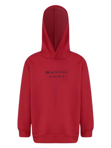 iiniim Kids Girls Boys Hooded Pullover Hoodies Long Sleeve Sweatshirt Sport Hip Hop Dance Shirt Tops3