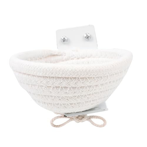 Abaodam Woven Bird Nest Cage Natural Hanging Nest for Birds Durable and Breathable Breeding Case Living Space for Canaries Finches and Birds