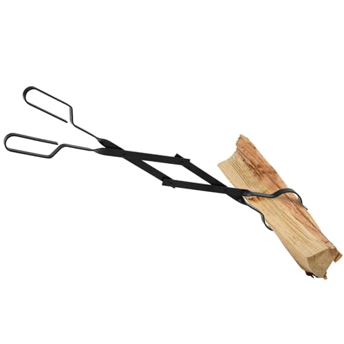 Stanbroil Outdoor Campfire Fireplace Tongs, 26" Long, Log Grabber, Black - Image 4