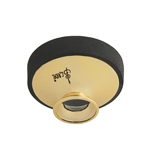 サックス用弱音器 ゴールド Abs製 中音サックス練習用サイレンサー 騒音を抑えスキル向上に最適な楽器アクセサリー