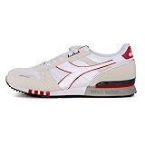 Diadora Herren Titan Sportschuhe, White Red Capital, 44 EU