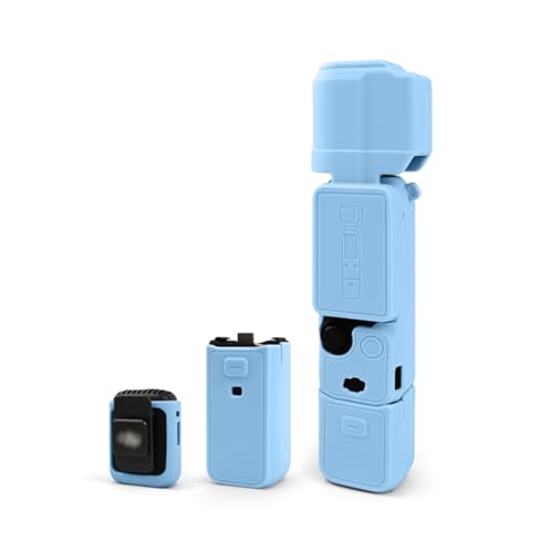 WYGCH Pocket 3 Silicone Cover Compatible with DJI Osmo Pocket 3 Sky Blue
