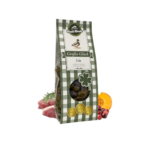 Produktbild von Pauls Beute Hunde Snack Großes Glück Ente - 500 g