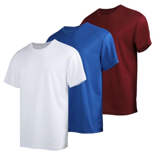 Paquete De 5 Camisetas Activas De Cuello Redondo De