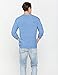 State Cashmere Men's Essential Crewneck Sweater 100% Pure Cashmere Classic Long Sleeve Pullover (Bella Blue, Small)