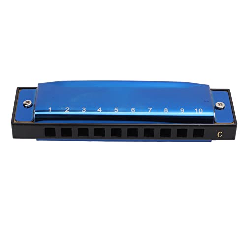 Harmonica, Orgue à Bouche Durable C Key 10 Trous Son Agréable pour Jouer pour les Enfants pour la Performance(Bleu foncé) - Les Beatles, Paul McCartney, John Lennon, RIngo Starr, George Harrison Harmonica, Orgue à Bouche Durable C Key 10 Trous Son Agréable pour Jouer pour les Enfants pour la Performance(Bleu foncé)